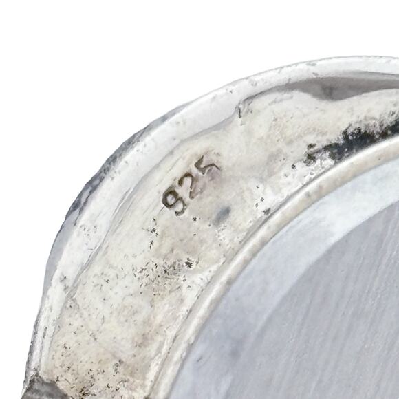 Heart Frame Watch Pendant Case | Ornate | Vintage Sterling Silver 925 - Picture 5 of 8